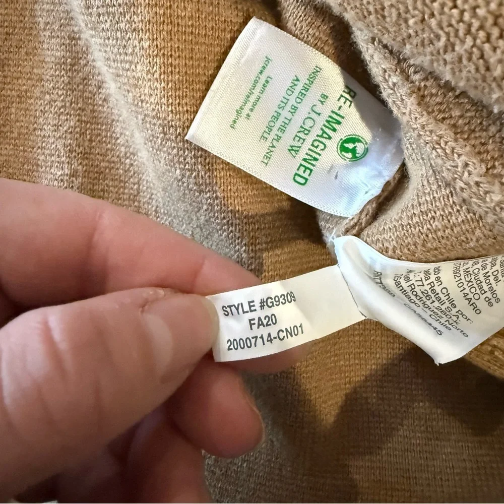 J. Crew Sweater Blazer Tan